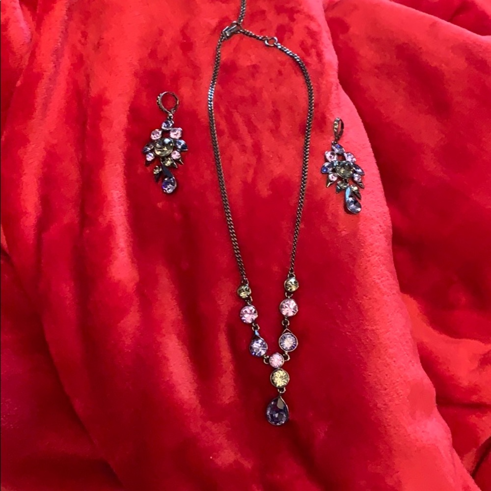 Givenchy earrings and necklace set